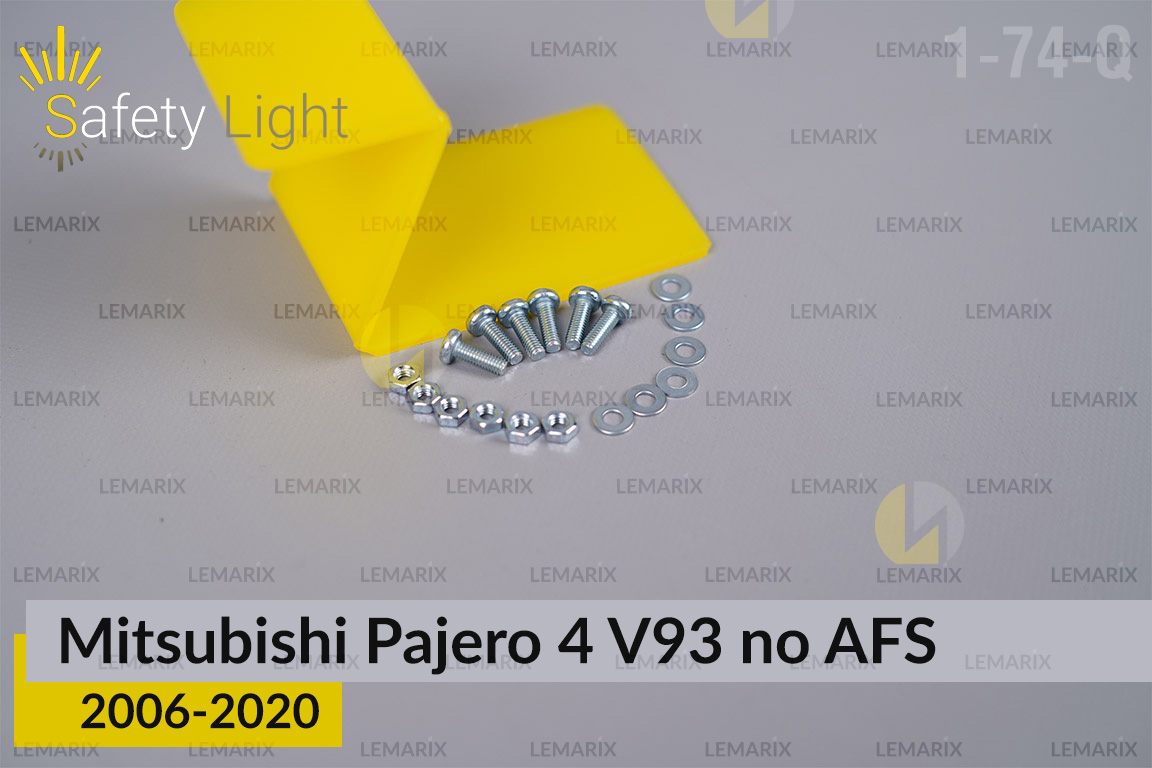 Перехідна рамка для Mitsubishi Pajero 4 V93 no AFS (2006-2020)
