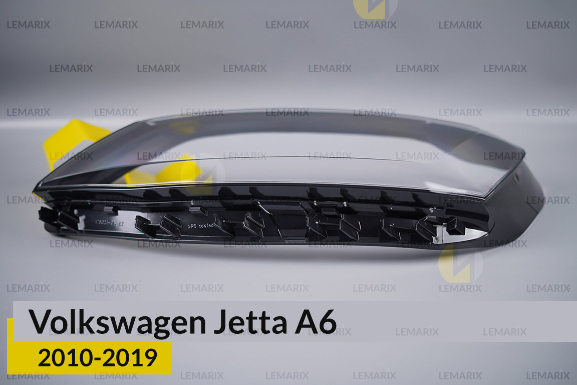 Скло фари VW Volkswagen Jetta A6 (2010-2019) ліве