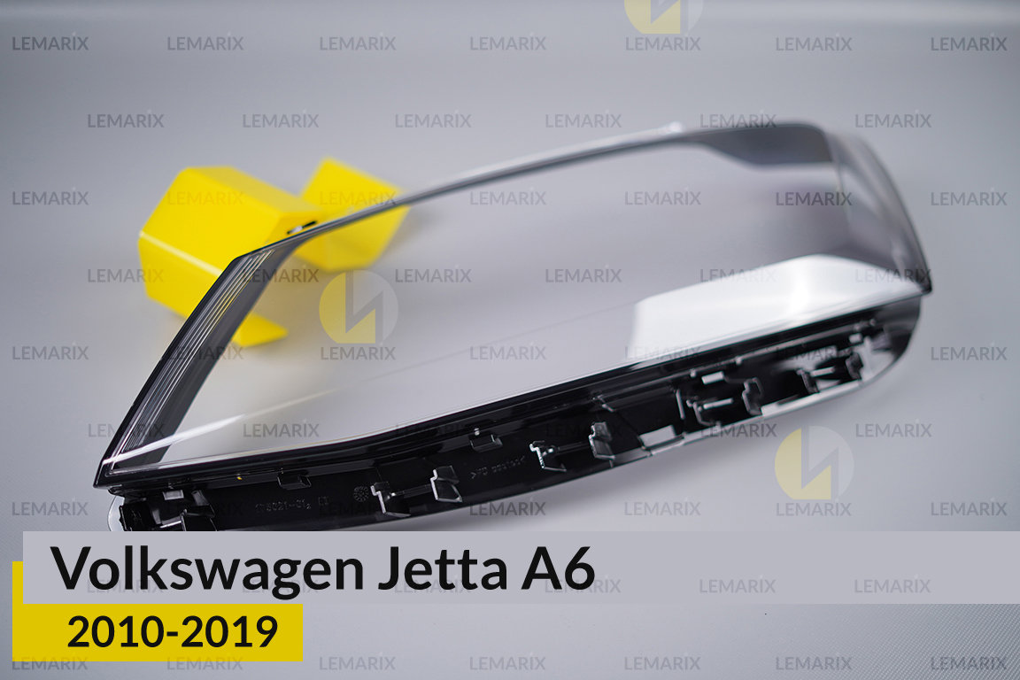 Скло фари VW Volkswagen Jetta A6 (2010-2019) ліве