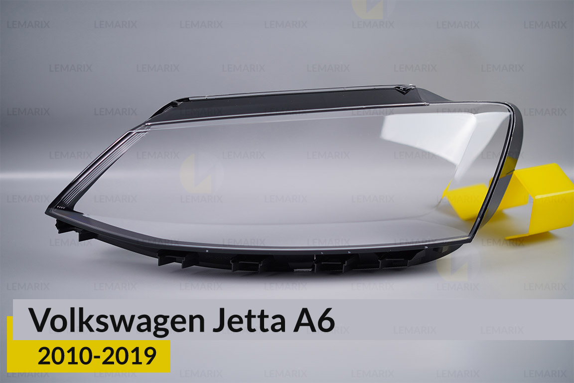 Скло фари VW Volkswagen Jetta A6 (2010-2019) ліве