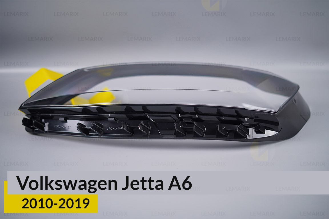 Скло фари VW Volkswagen Jetta A6 (2010-2019) ліве