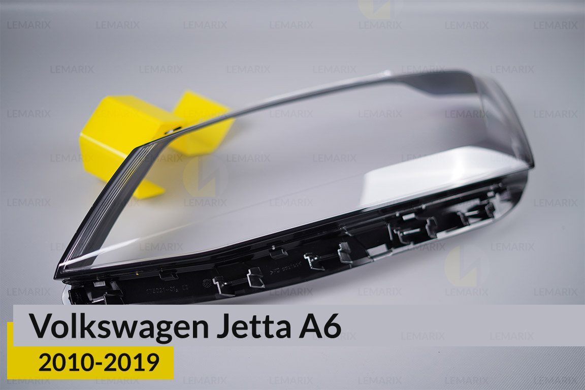 Скло фари VW Volkswagen Jetta A6 (2010-2019) ліве