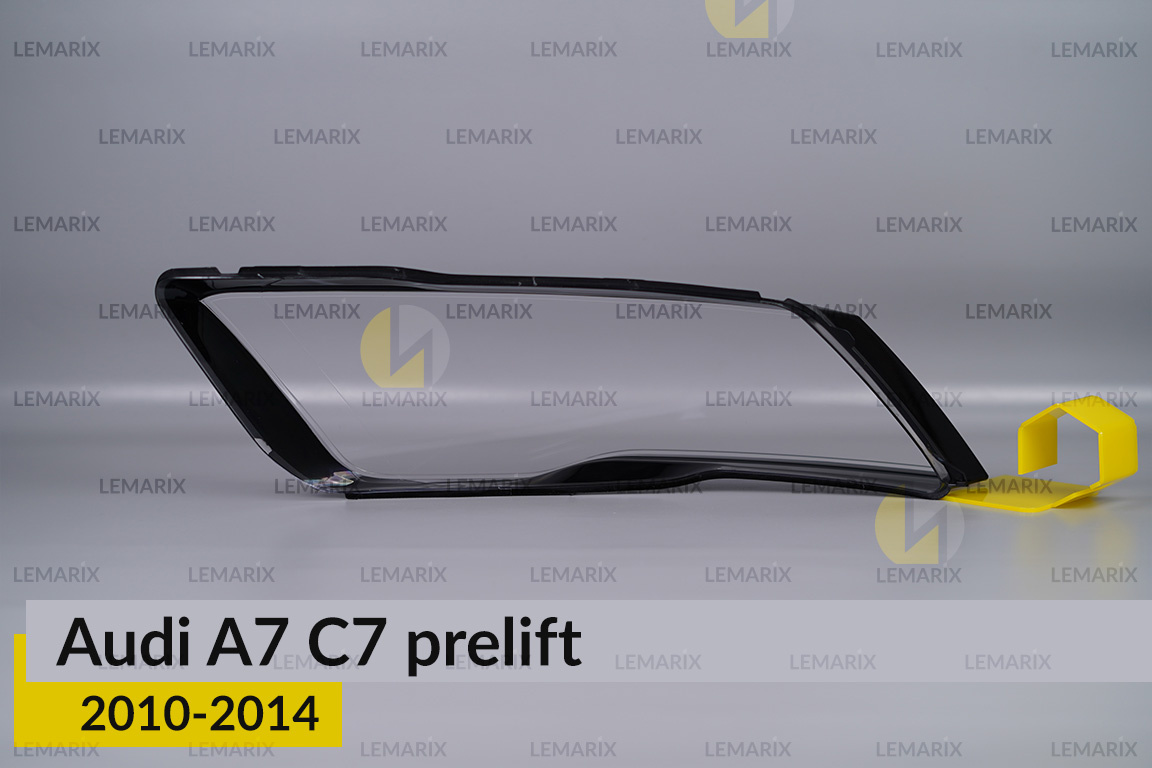 Скло фари Audi A7 C7 (2010-2014) дорест ліве