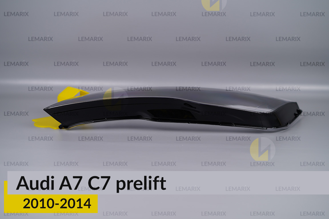 Скло фари Audi A7 C7 (2010-2014) дорест ліве