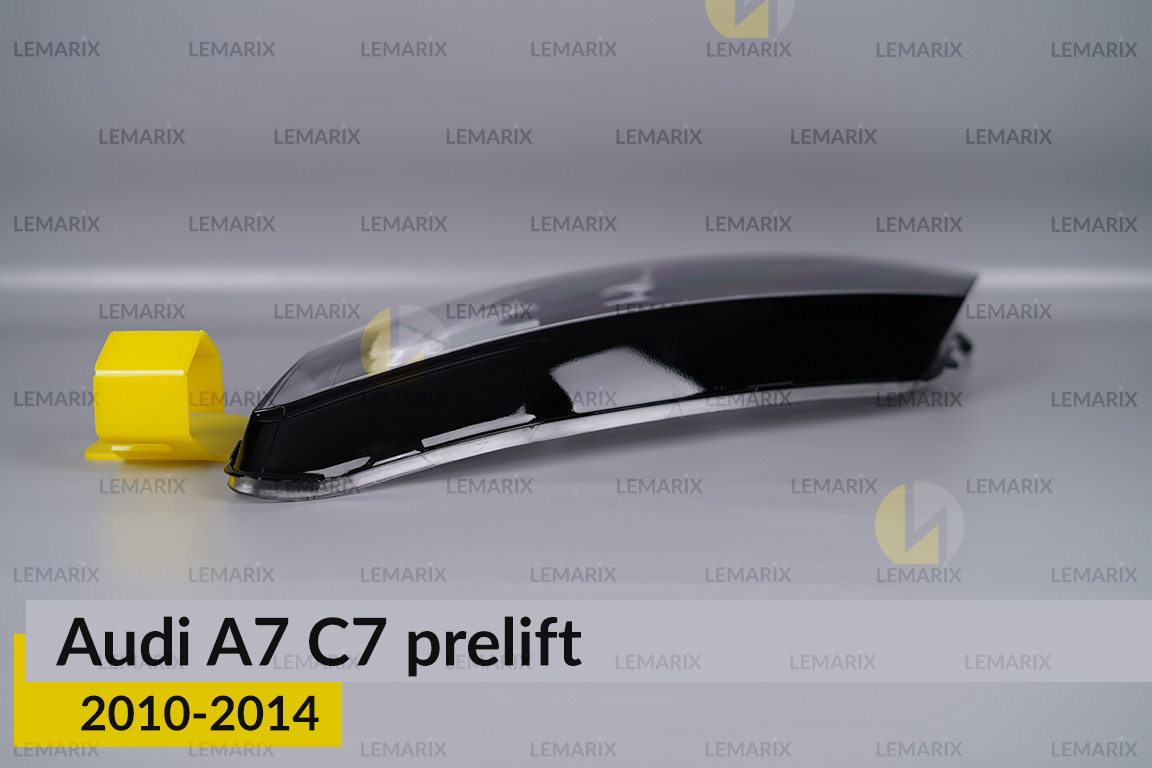 Скло фари Audi A7 C7 (2010-2014) дорест ліве