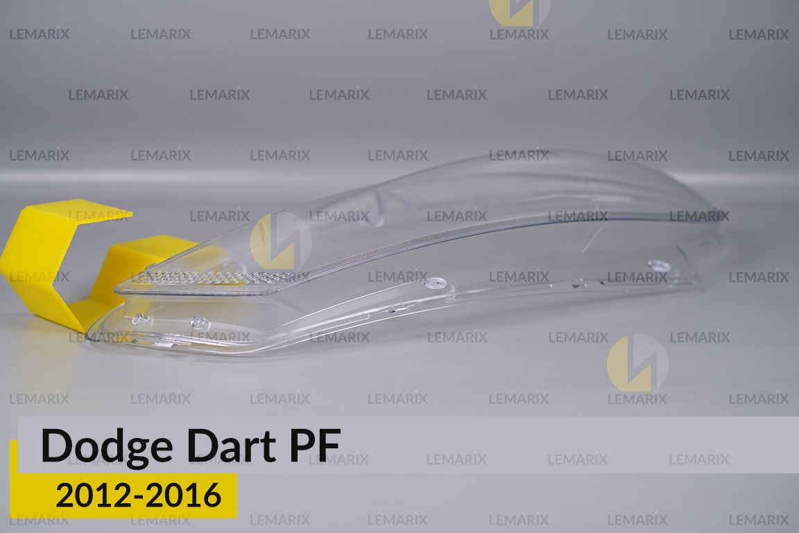 Скло фари Dodge Dart PF (2012-2016) ліве