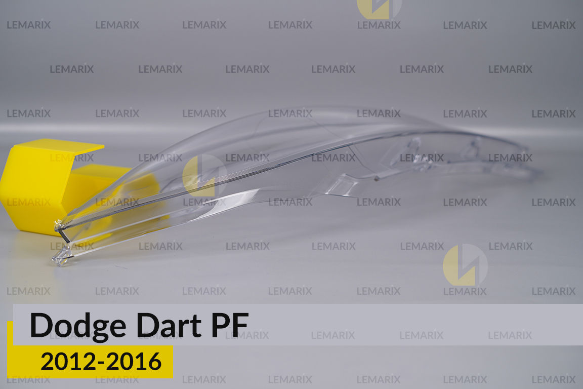 Скло фари Dodge Dart PF (2012-2016) ліве