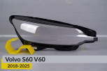 Скло фари Volvo S60 V60 (2018-2025) праве