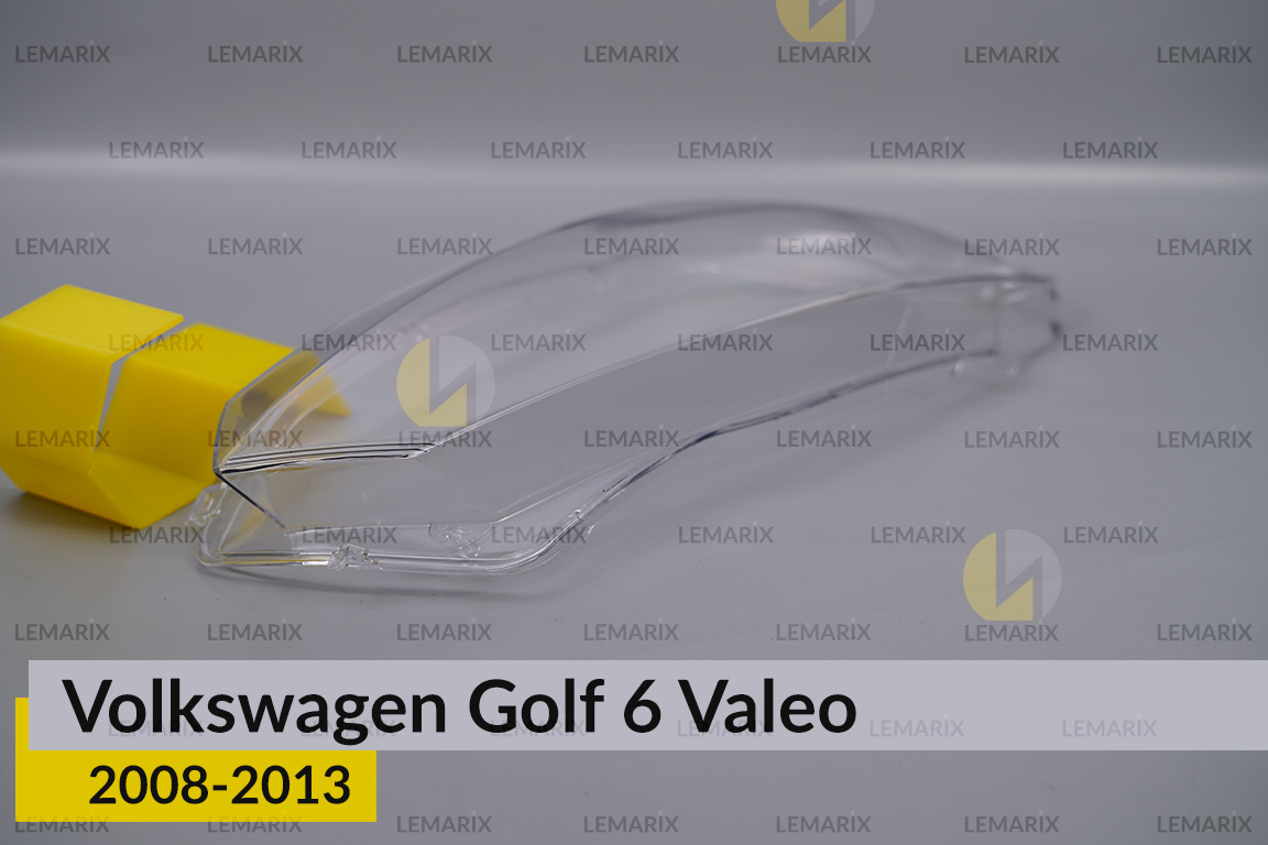 Скло фари VW Volkswagen Golf 6 Valeo (2008-2013) праве