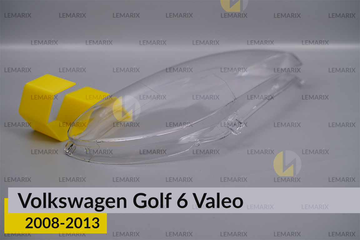 Скло фари VW Volkswagen Golf 6 Valeo (2008-2013) праве