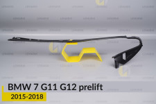 Ущільнювач фари BMW 7 G11 G12 (2015-2018) дорест лівий