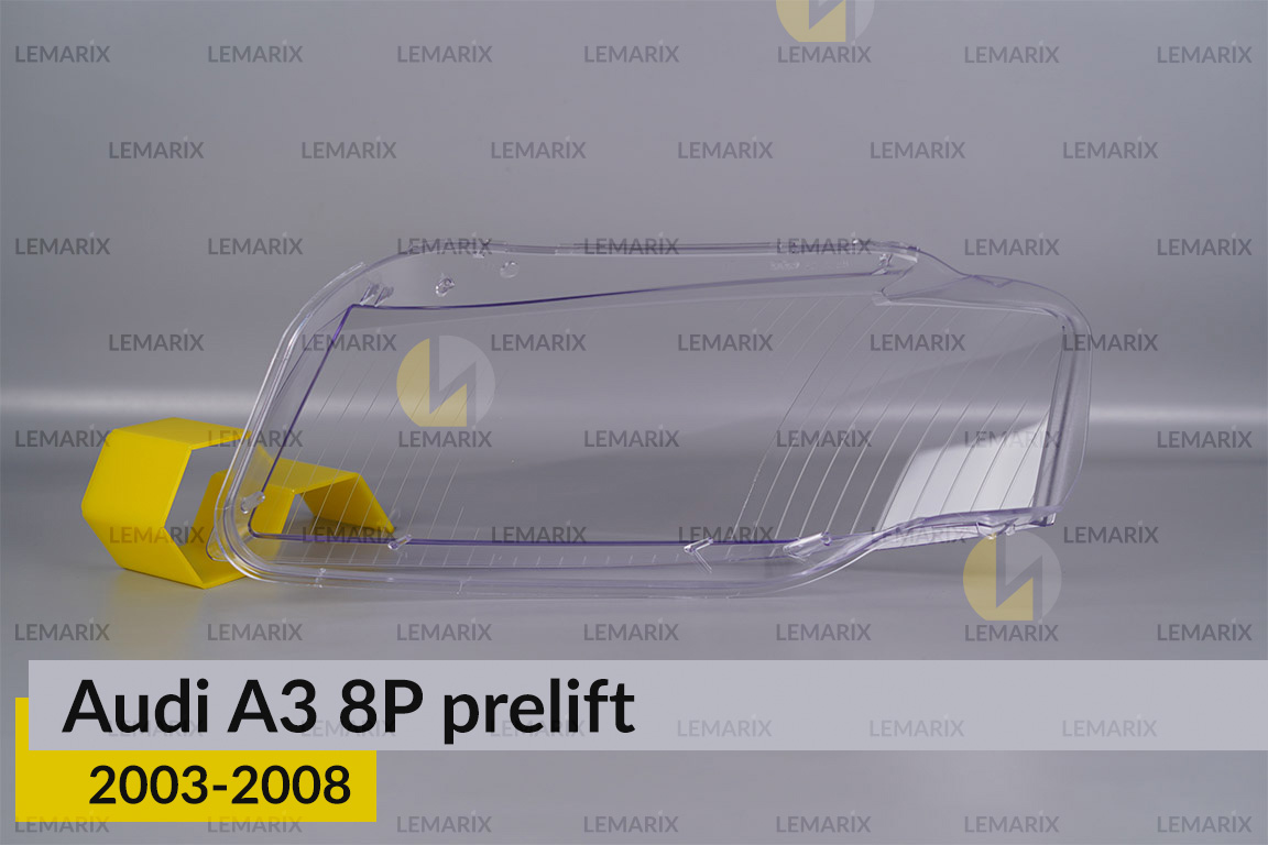 Скло фари Audi A3 8P (2003-2008) дорест праве