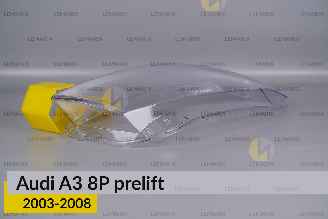 Скло фари Audi A3 8P (2003-2008) дорест праве