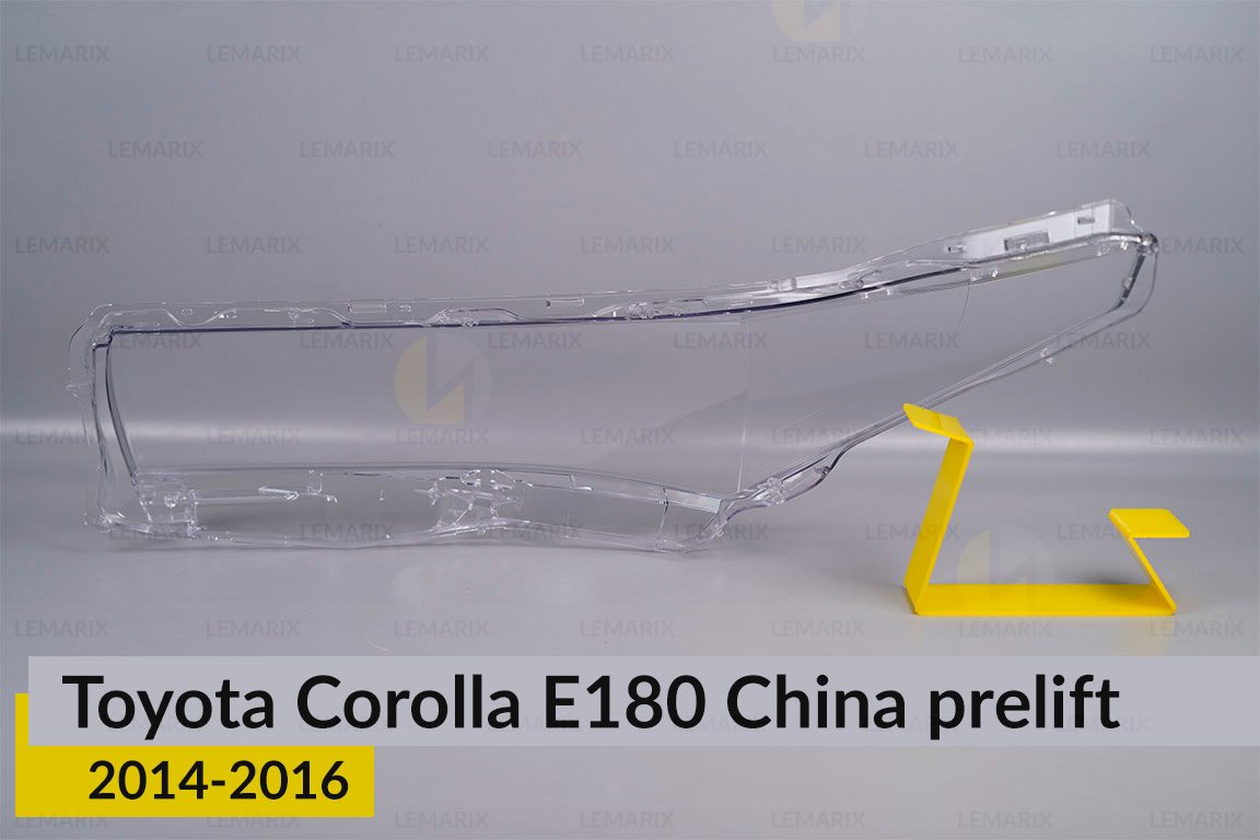 Скло фари Toyota Corolla E180 China (2014-2016) дорест праве