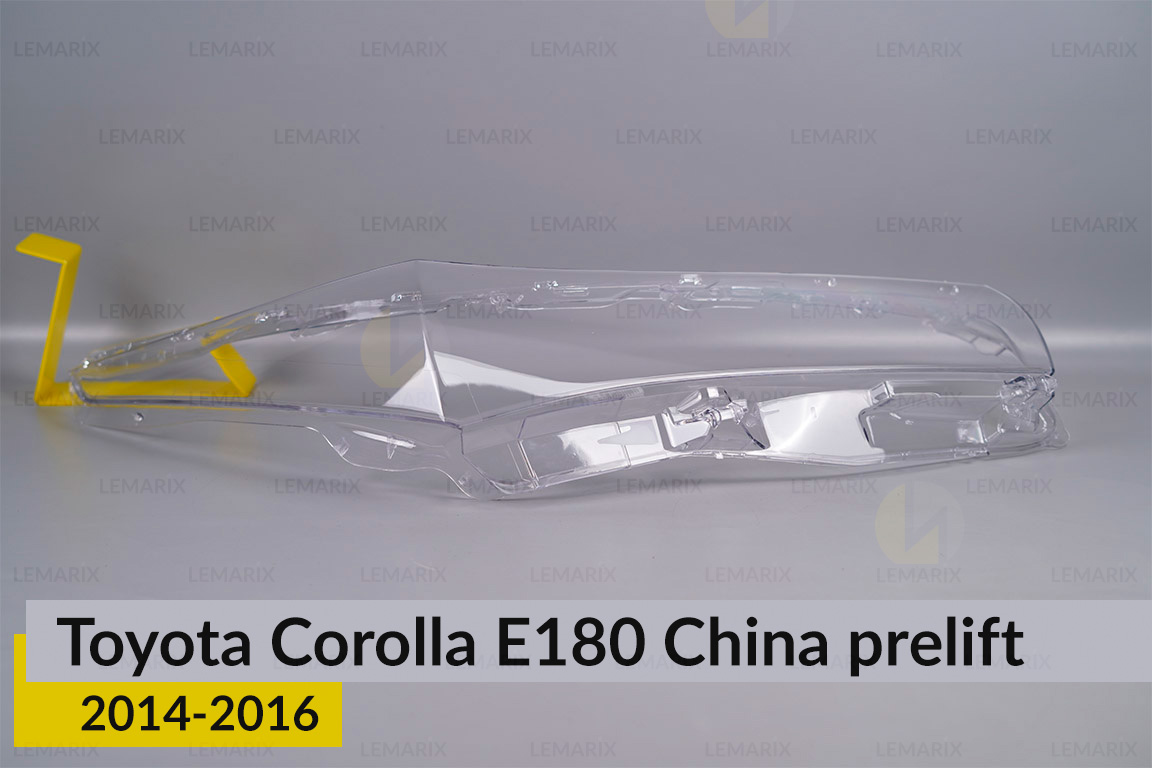Скло фари Toyota Corolla E180 China (2014-2016) дорест праве