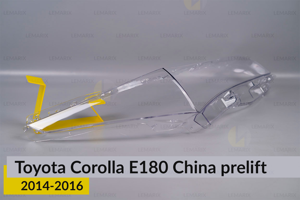 Скло фари Toyota Corolla E180 China (2014-2016) дорест праве
