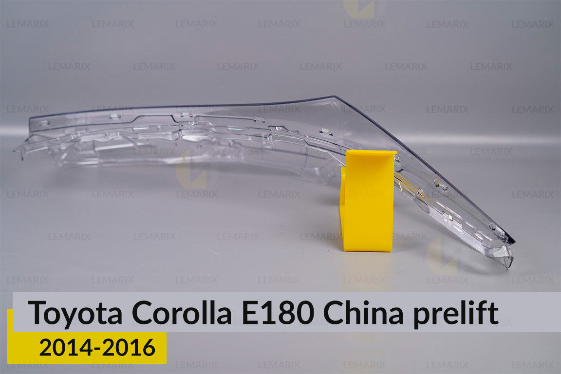 Скло фари Toyota Corolla E180 China (2014-2016) дорест праве