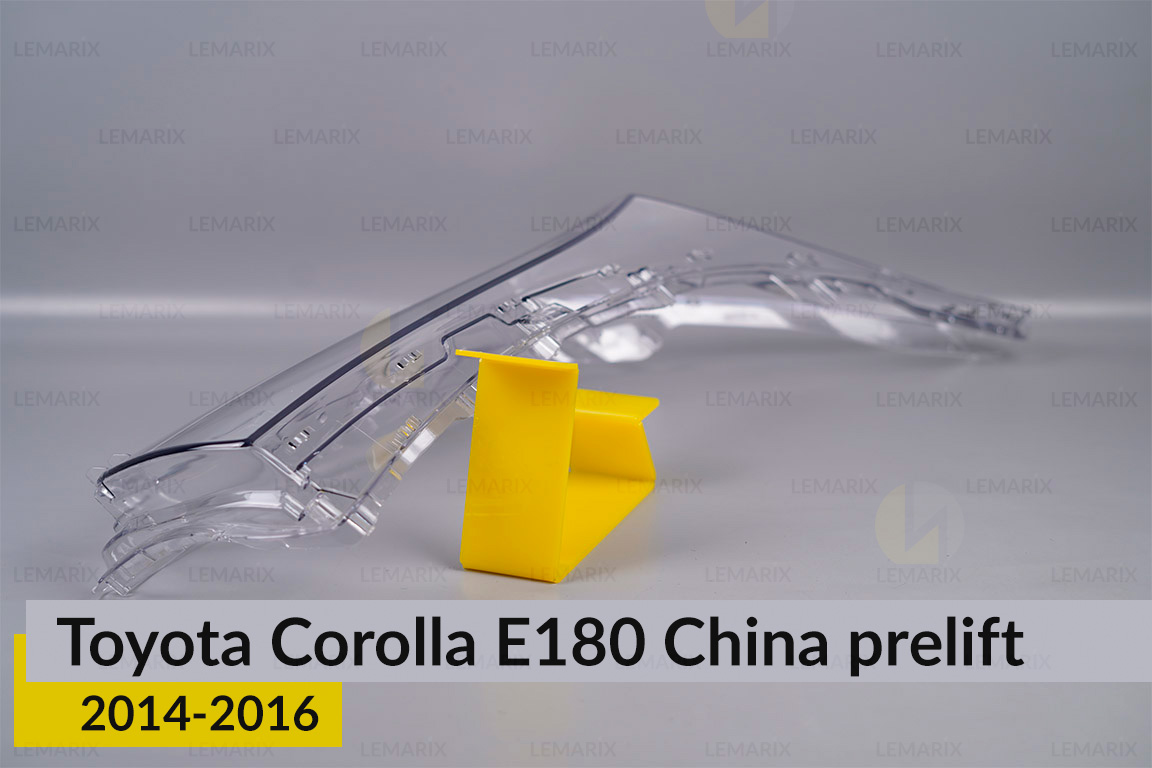 Скло фари Toyota Corolla E180 China (2014-2016) дорест праве