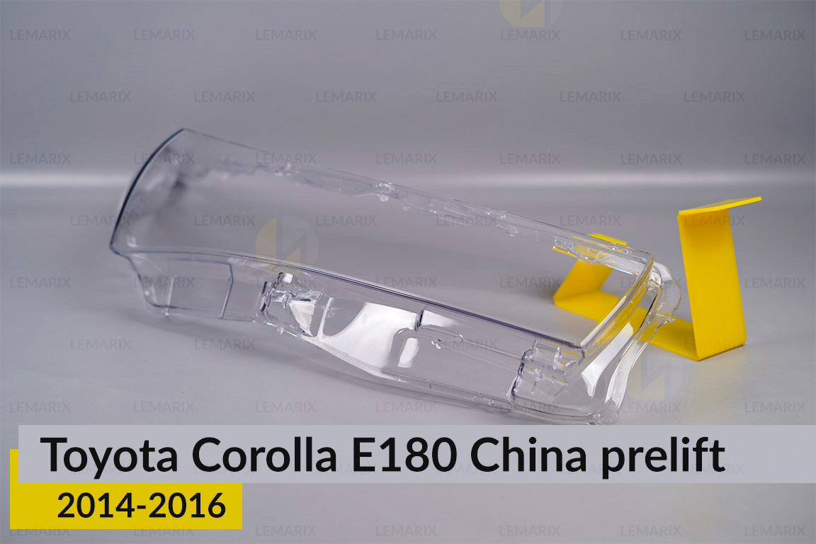 Скло фари Toyota Corolla E180 China (2014-2016) дорест праве