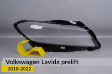 Скло фари VW Volkswagen Lavida (2018-2022) дорест праве