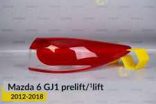 Стекло заднего фонаря внешнее в крыле Mazda 6 GJ1 (2012-2018) дорест/1 рест правое