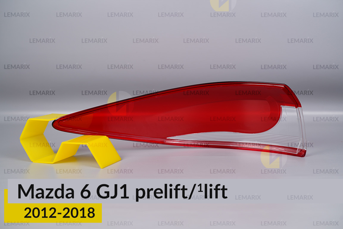 Скло заднього ліхтаря зовнішнє в крилі Mazda 6 GJ1 (2012-2018) дорест/1 рест праве
