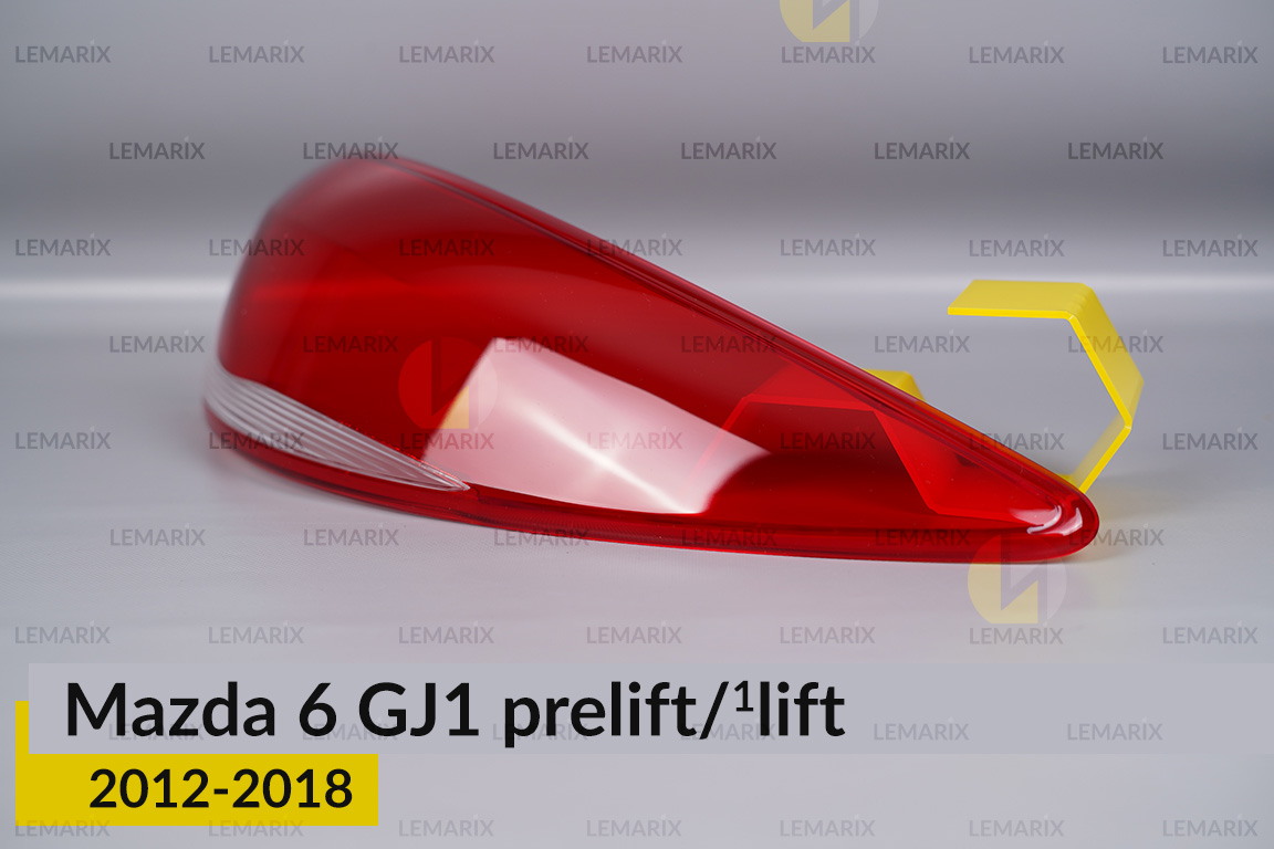 Скло заднього ліхтаря зовнішнє в крилі Mazda 6 GJ1 (2012-2018) дорест/1 рест праве