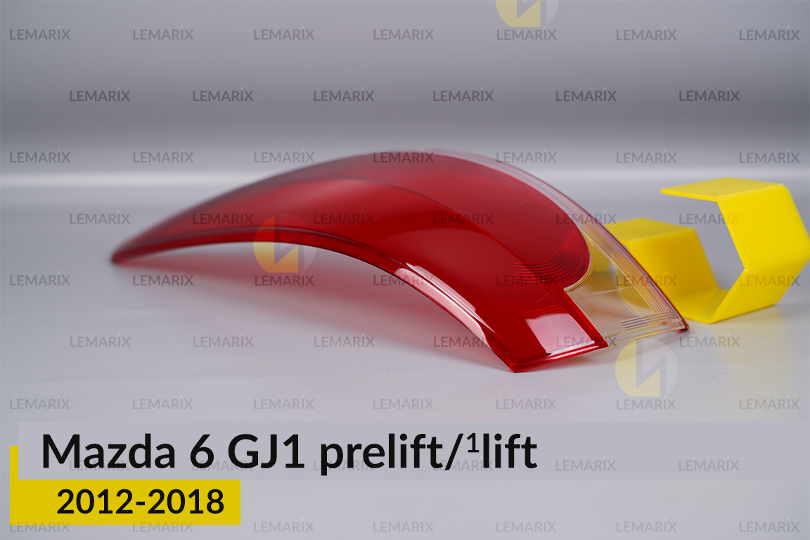 Скло заднього ліхтаря зовнішнє в крилі Mazda 6 GJ1 (2012-2018) дорест/1 рест праве