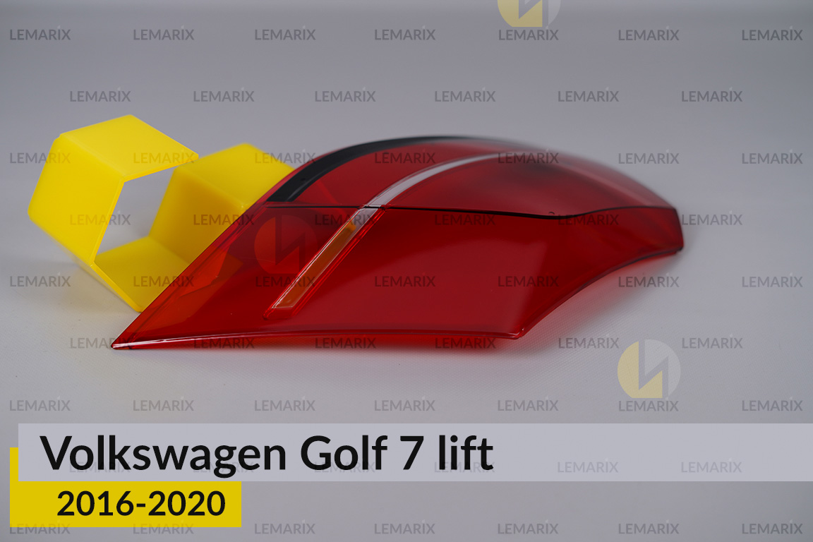 Скло заднього ліхтаря зовнішнє в крилі VW Volkswagen Golf 7 (2016-2020) рест праве