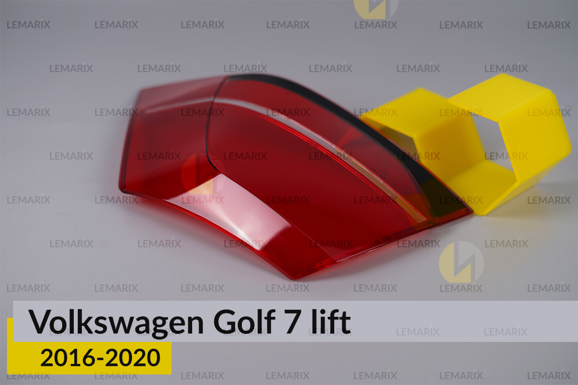 Скло заднього ліхтаря зовнішнє в крилі VW Volkswagen Golf 7 (2016-2020) рест праве