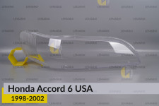 Стекло фары Honda Accord 6 USA (1998-2002) правое