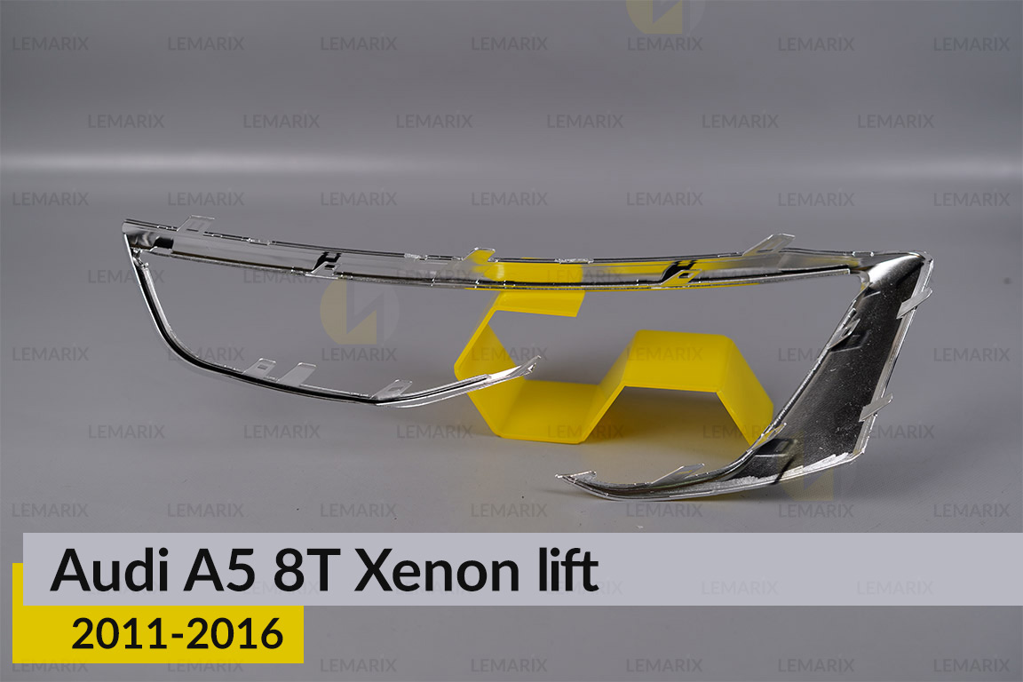 Хромована декоративна маска Audi A5 8T Xenon (2011-2016) рест права