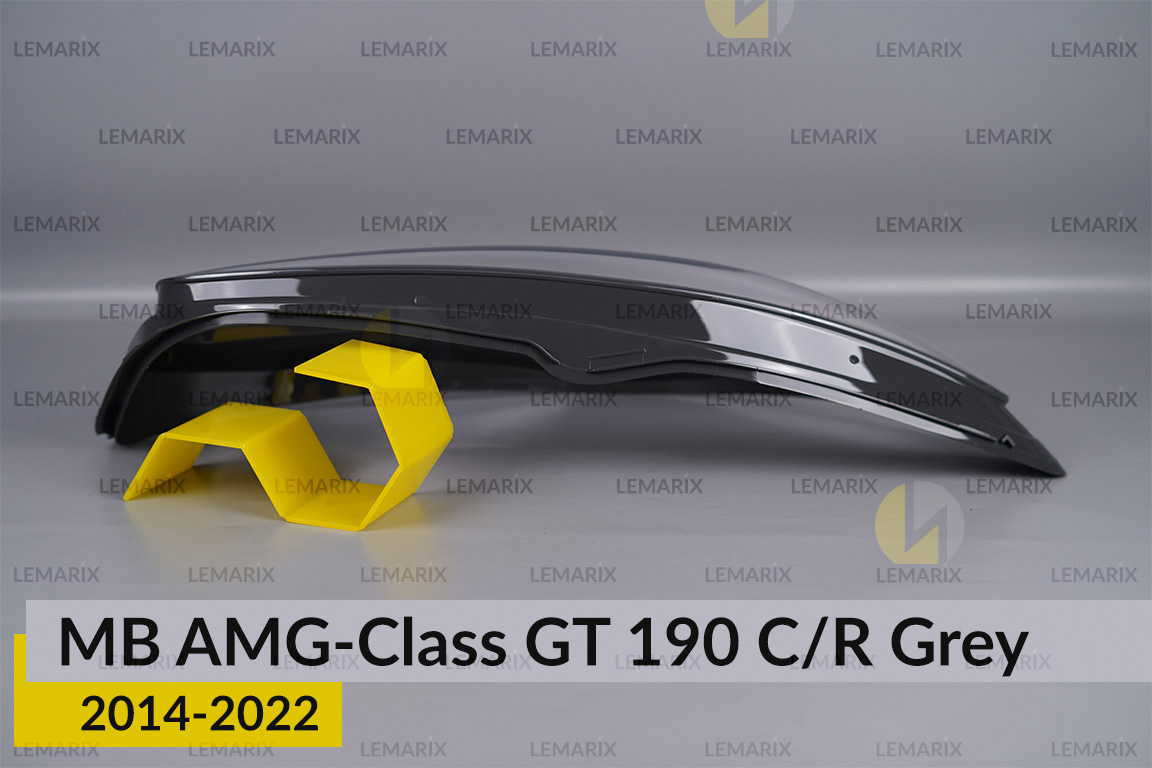 Скло фари Mercedes-Benz AMG-Class GT 190 C/R Grey (2014-2022) праве