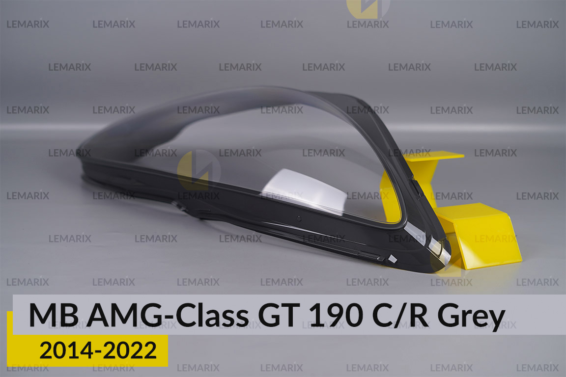 Скло фари Mercedes-Benz AMG-Class GT 190 C/R Grey (2014-2022) праве