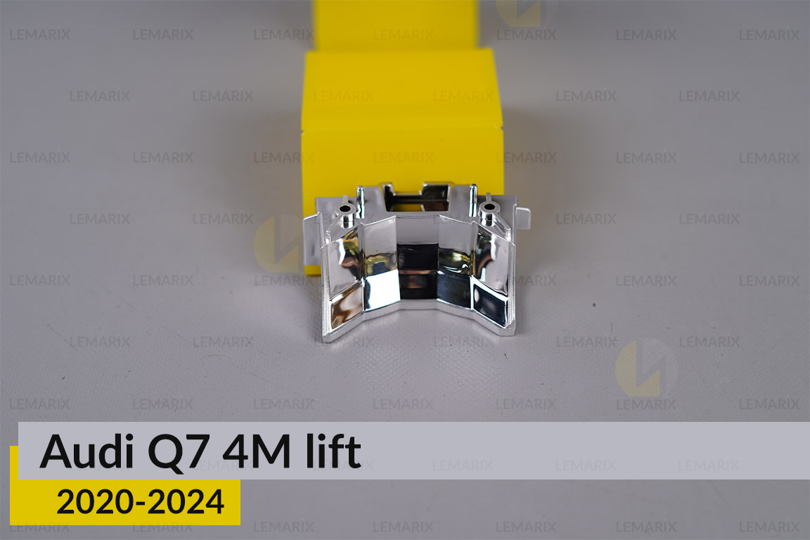 Хромована маска світлорозсіювача Audi Q7 4M (2020-2024) рест права