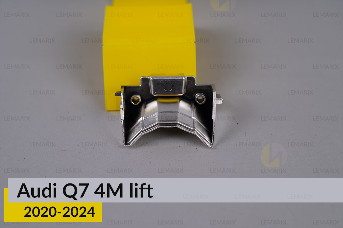 Хромована маска світлорозсіювача Audi Q7 4M (2020-2024) рест права