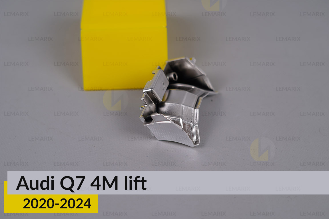 Хромована маска світлорозсіювача Audi Q7 4M (2020-2024) рест права