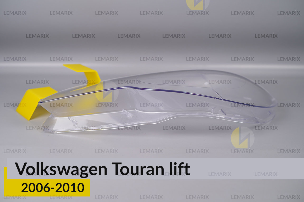 Скло фари VW Volkswagen Touran (2006-2010) рест ліве