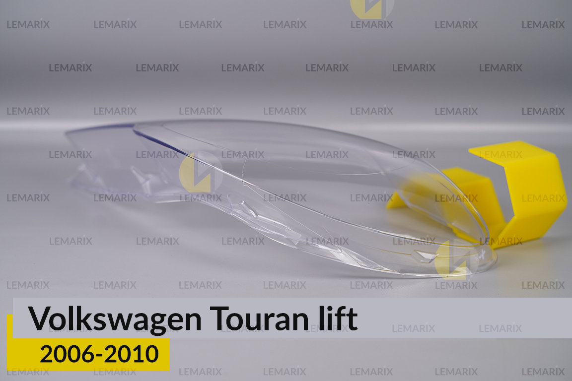 Скло фари VW Volkswagen Touran (2006-2010) рест ліве