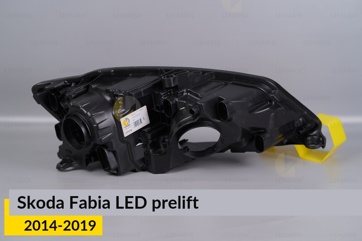 Корпус фари Skoda Fabia LED (2014-2019) дорест лівий