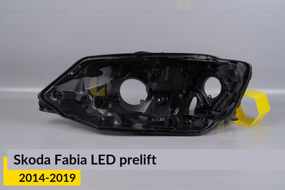 Корпус фари Skoda Fabia LED (2014-2019) дорест лівий