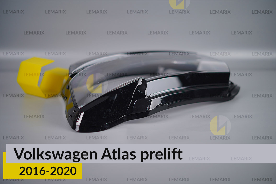 Скло фари VW Volkswagen Atlas (2016-2020) дорест ліве