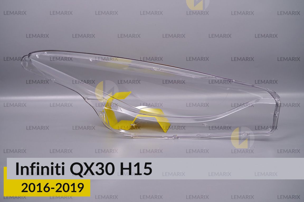 Скло фари Infiniti QX30 H15 (2016-2019) ліве