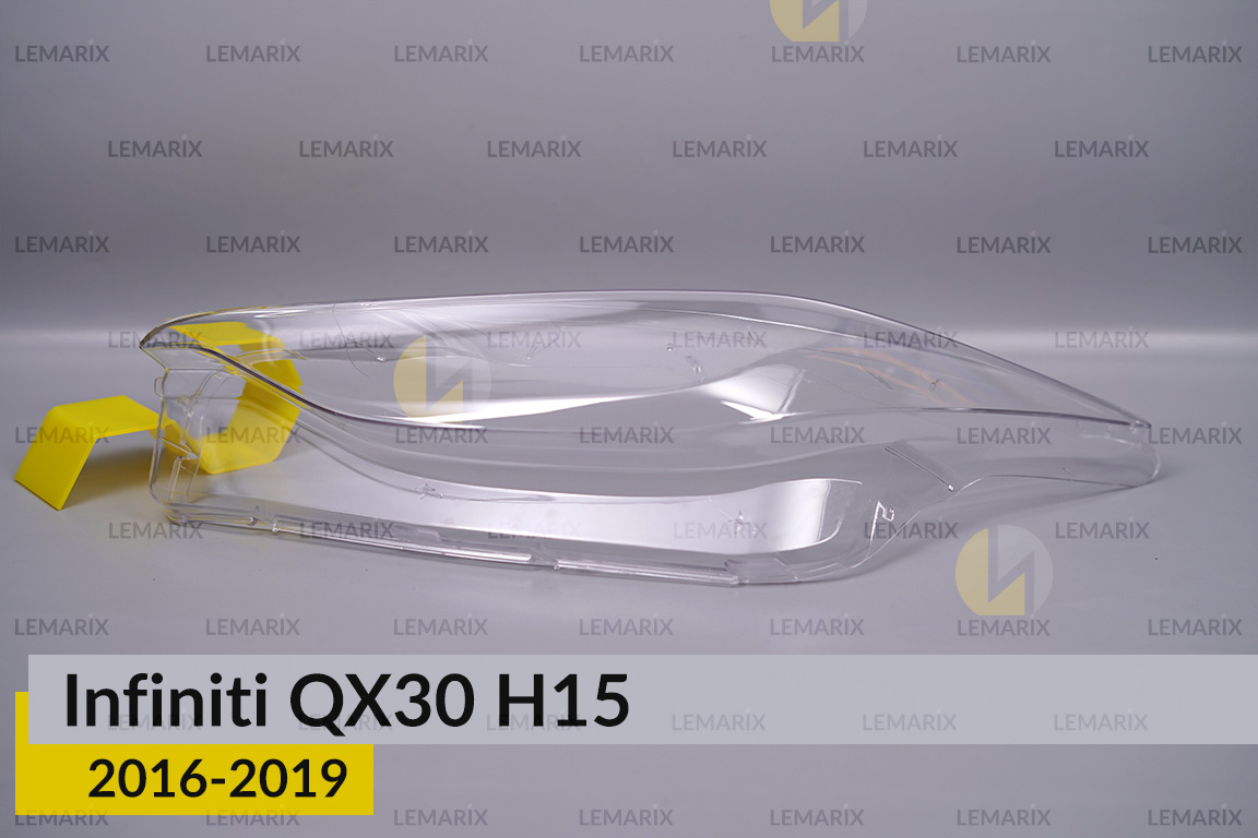 Скло фари Infiniti QX30 H15 (2016-2019) ліве