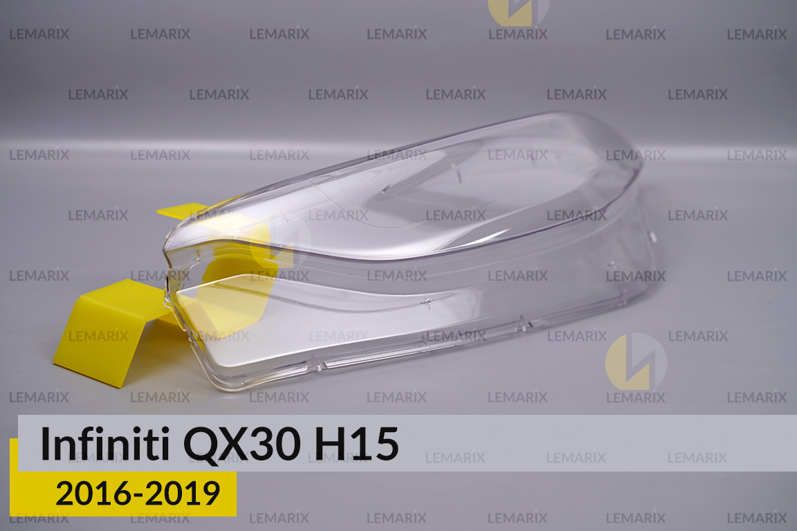 Скло фари Infiniti QX30 H15 (2016-2019) ліве
