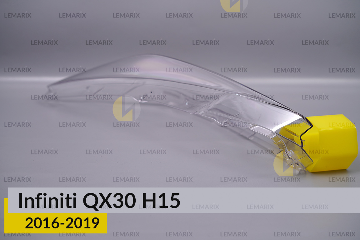 Скло фари Infiniti QX30 H15 (2016-2019) ліве