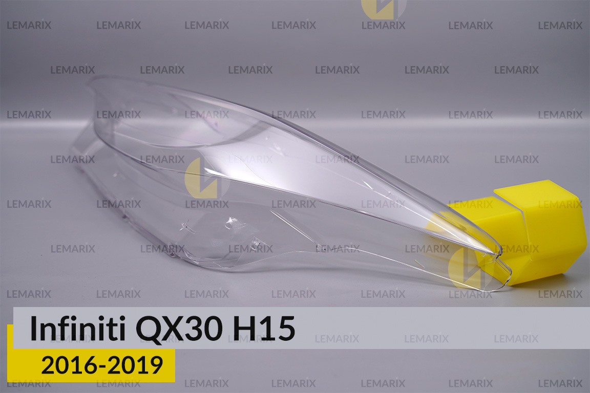 Скло фари Infiniti QX30 H15 (2016-2019) ліве