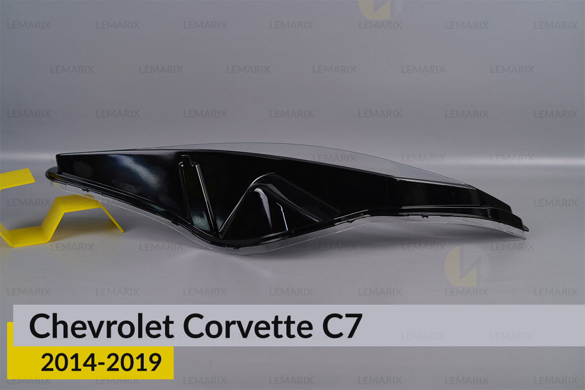 Скло фари Chevrolet Corvette C7 (2014-2019) праве