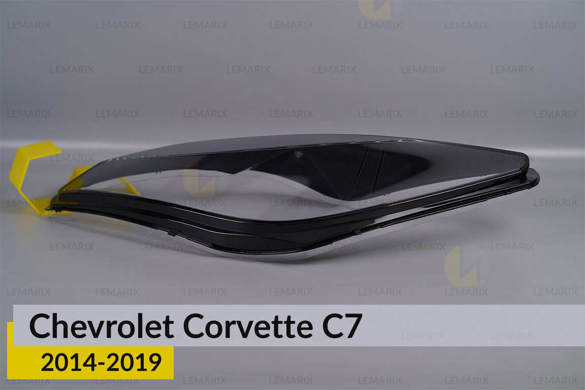 Скло фари Chevrolet Corvette C7 (2014-2019) праве