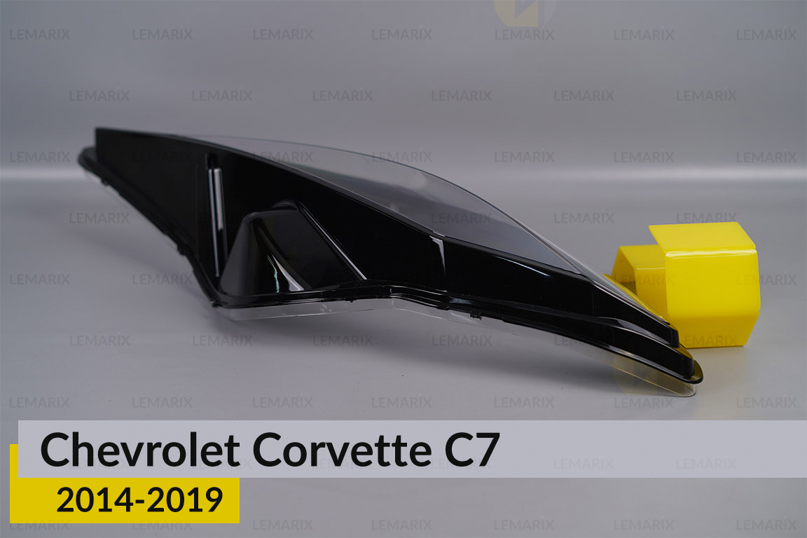 Скло фари Chevrolet Corvette C7 (2014-2019) праве